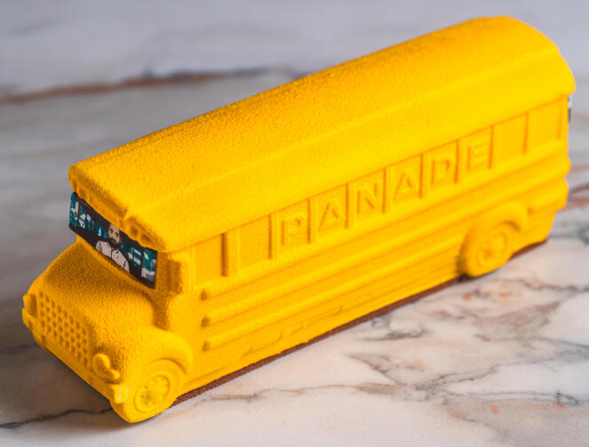 L'autobûche jaune