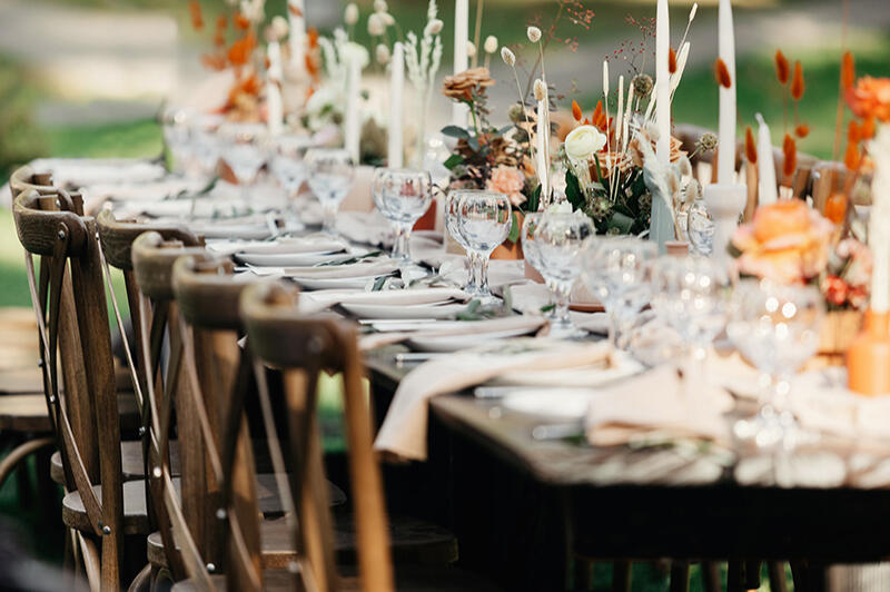 Table de mariage ou evenement